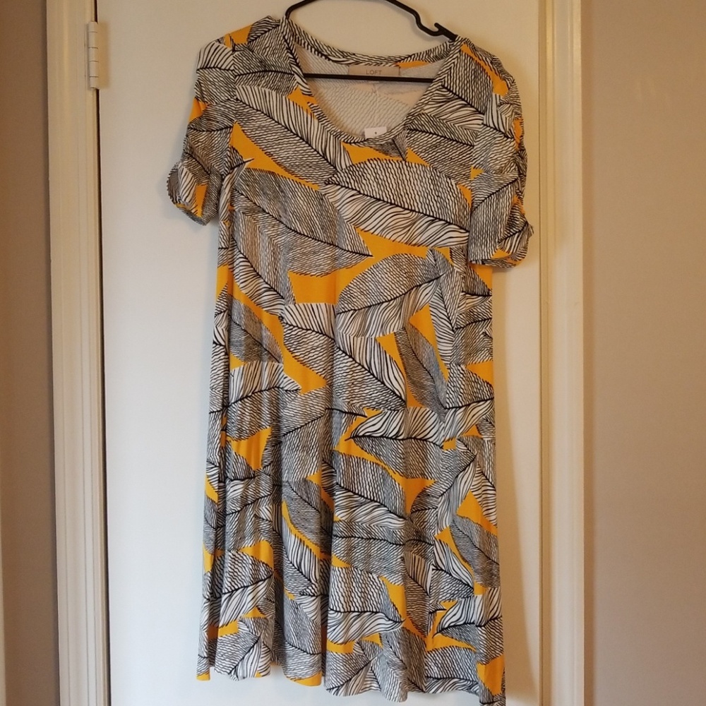Loft NWT Tropical Mini Dress